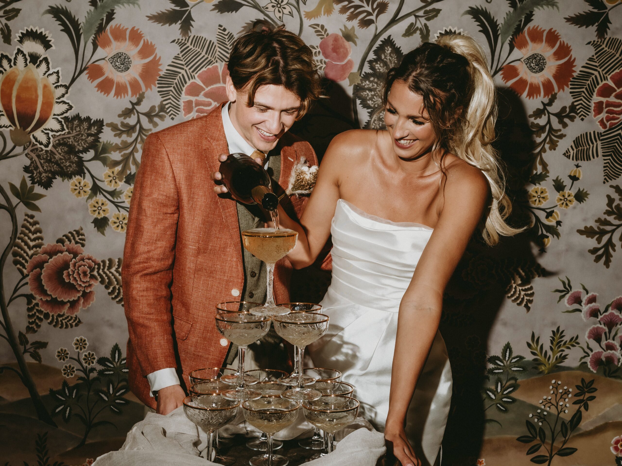 Bohemian chic style weddings in Wales